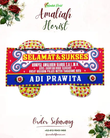 Papan Bunga Ucapan Selamat Pasar Kota Krui